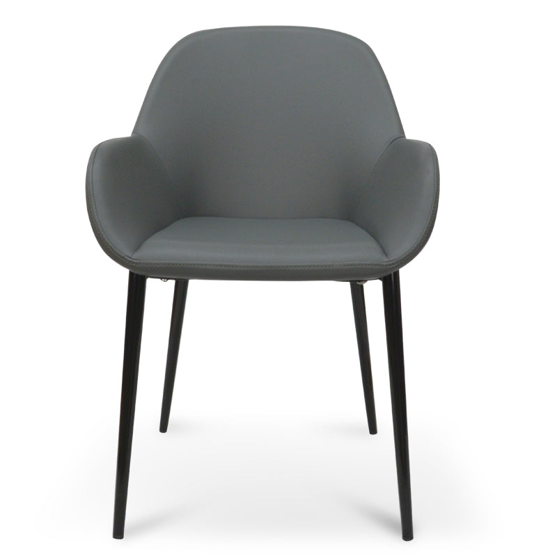 Lyton Dining Chair in Charcoal Grey