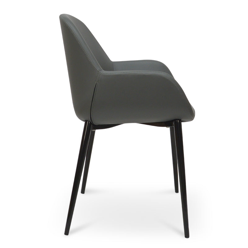 Lyton Dining Chair in Charcoal Grey