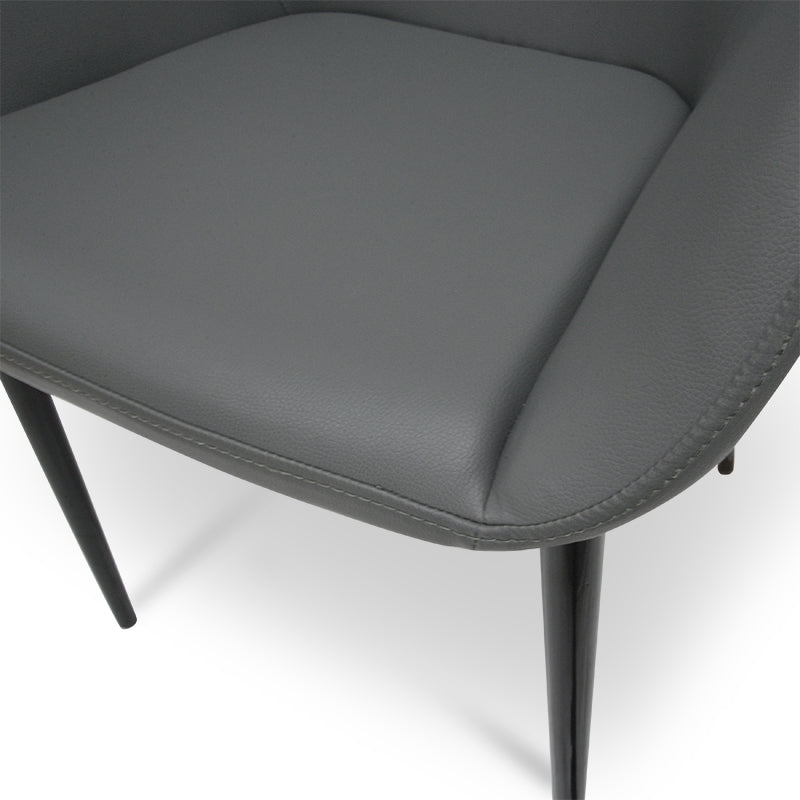 Lyton Dining Chair in Charcoal Grey