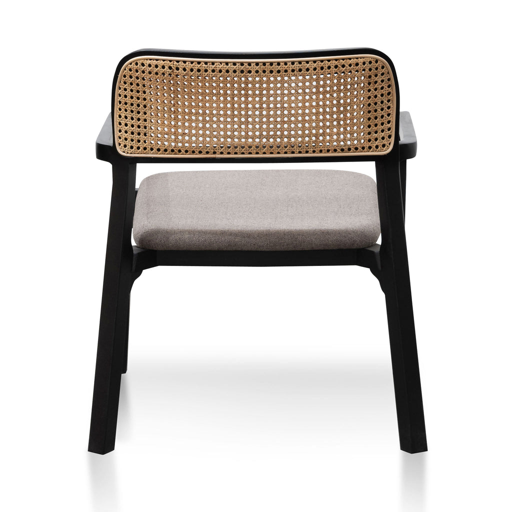 Madeline Fabric Armchair - Caramel Grey