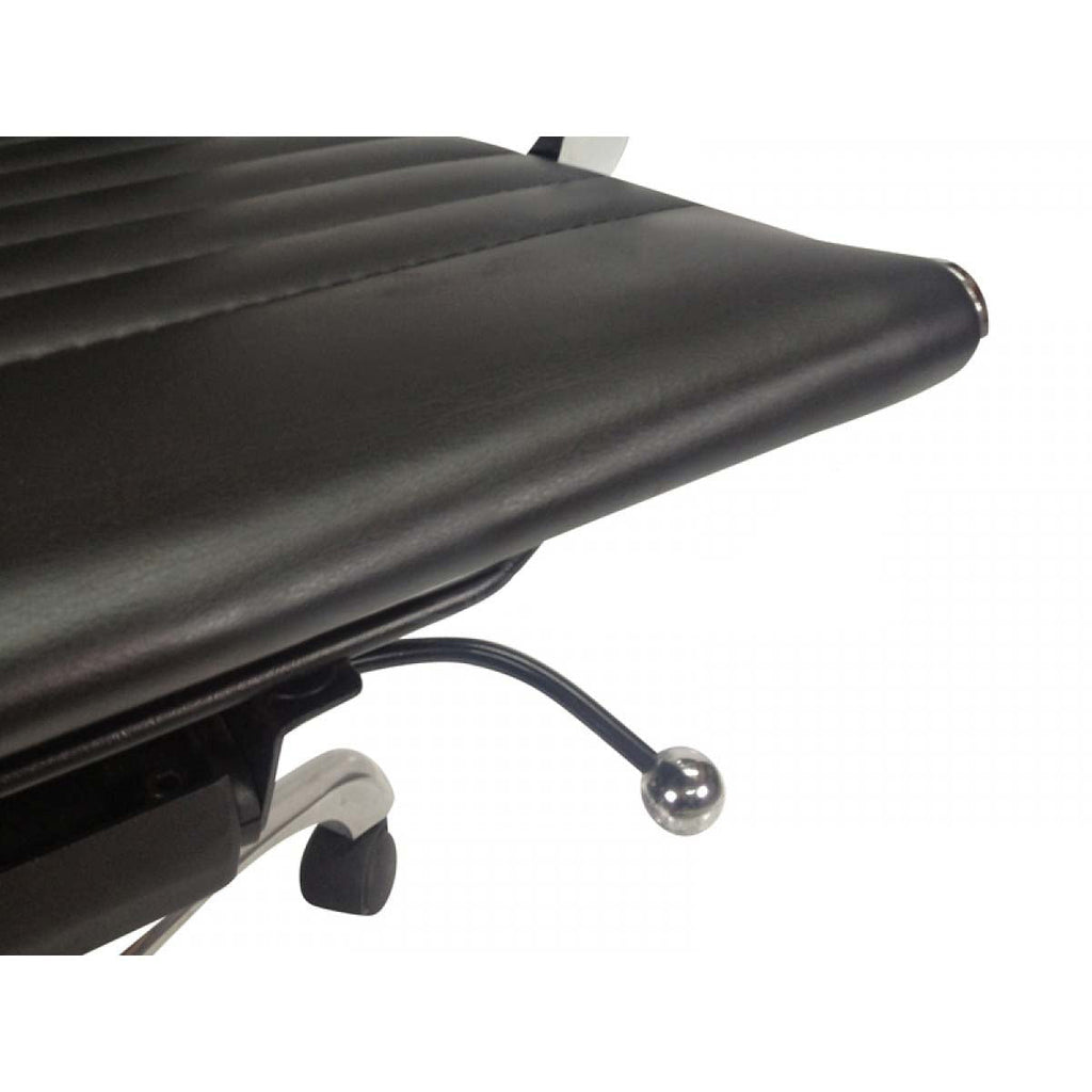 Leather Office Chair - Black