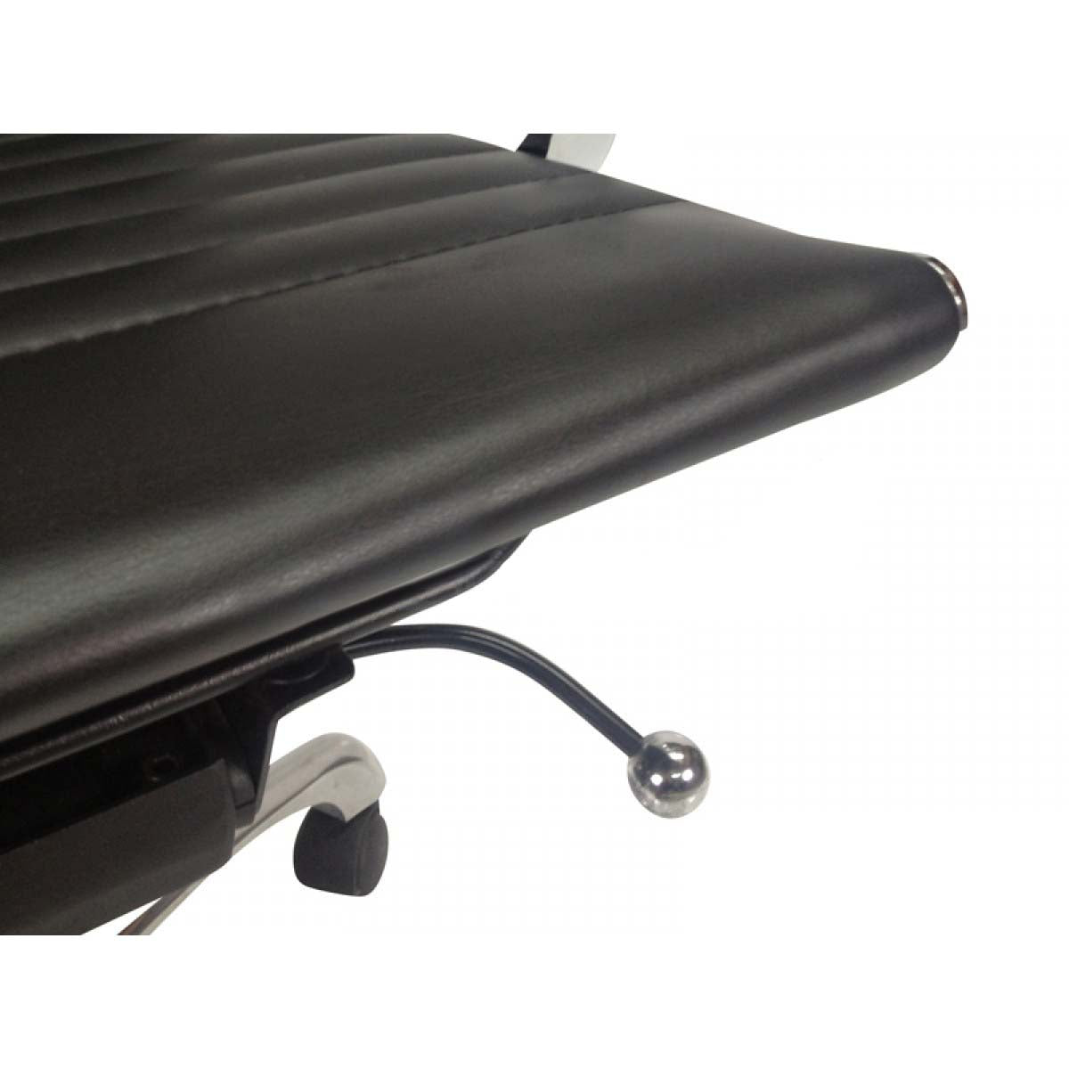 Leather Office Chair - Black