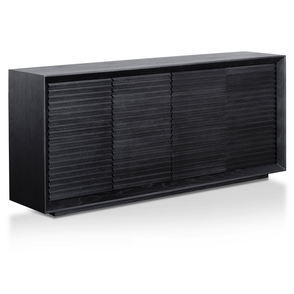 Maribel 1.8m Wooden Sideboard - Black Oak