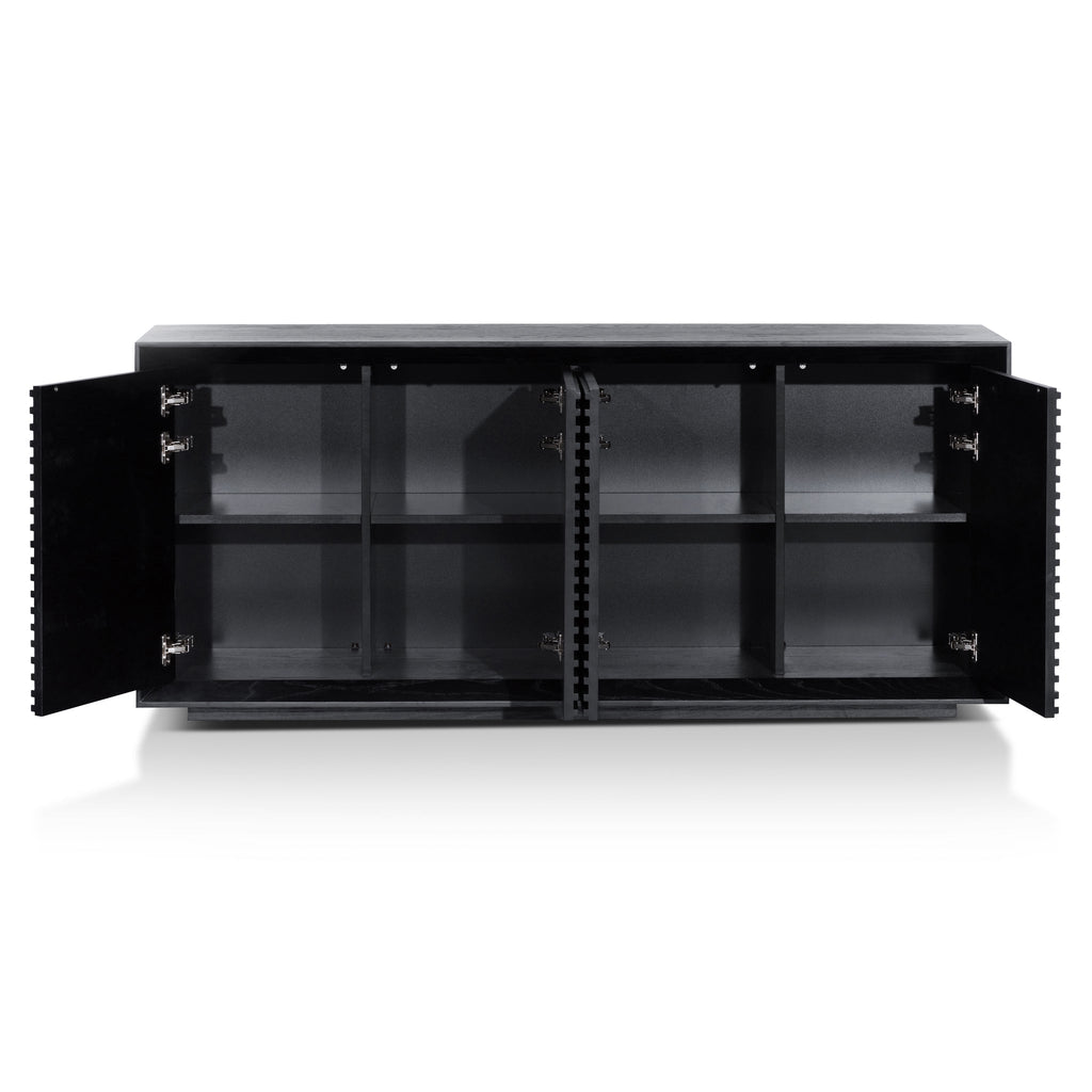 Maribel 1.8m Wooden Sideboard - Black Oak