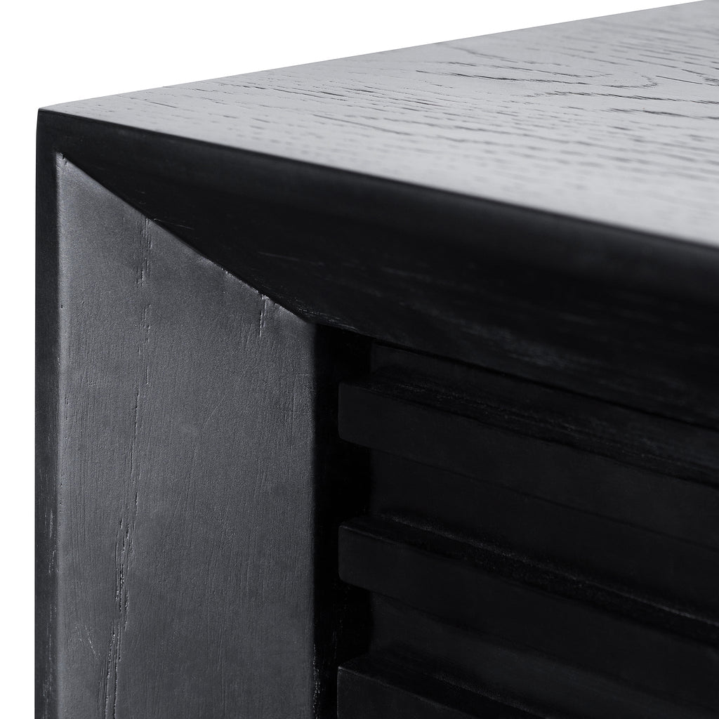 Maribel 1.8m Wooden Sideboard - Black Oak