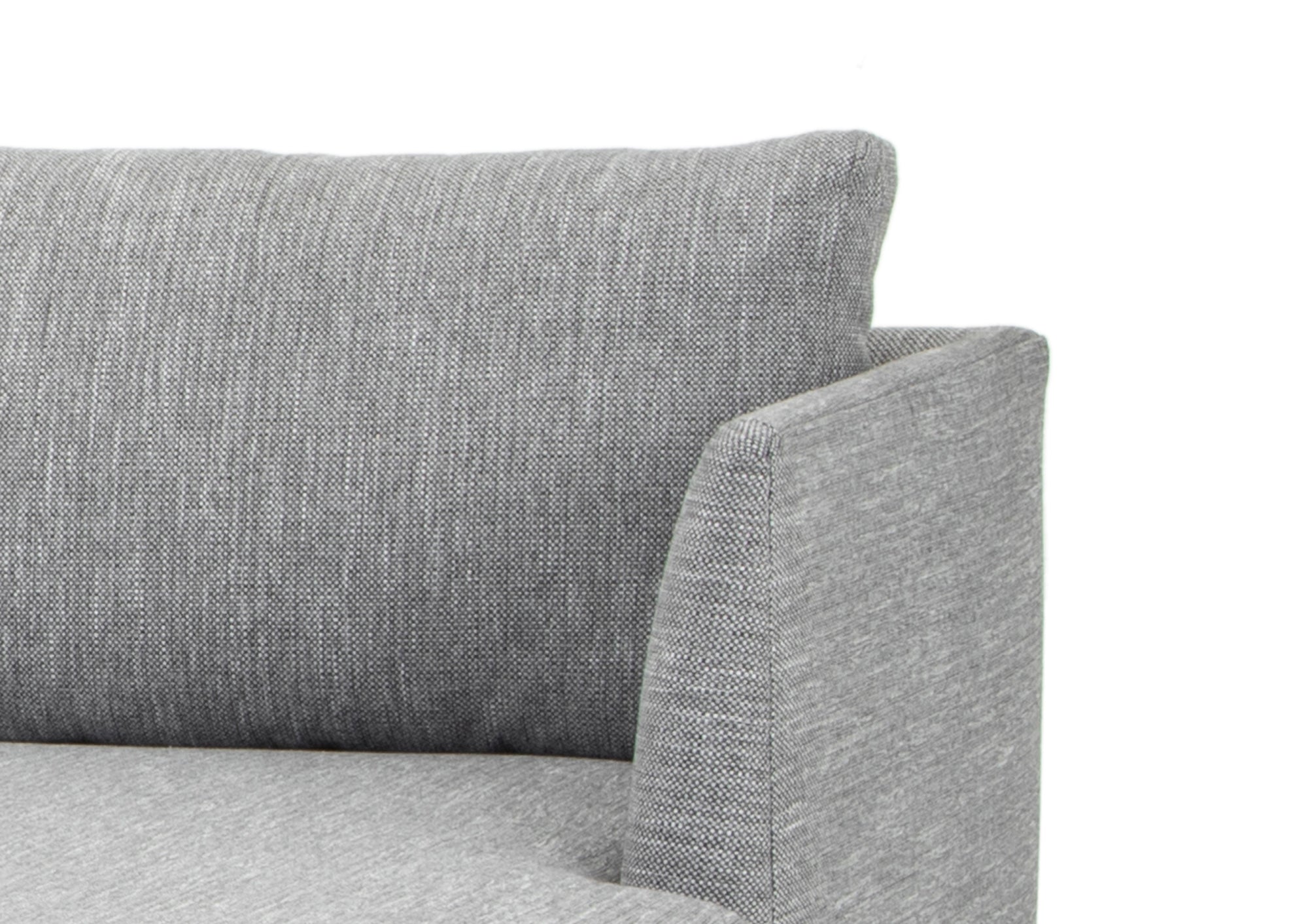 Denmark 3 Seater With Right Chaise Sofa - Graphite Grey