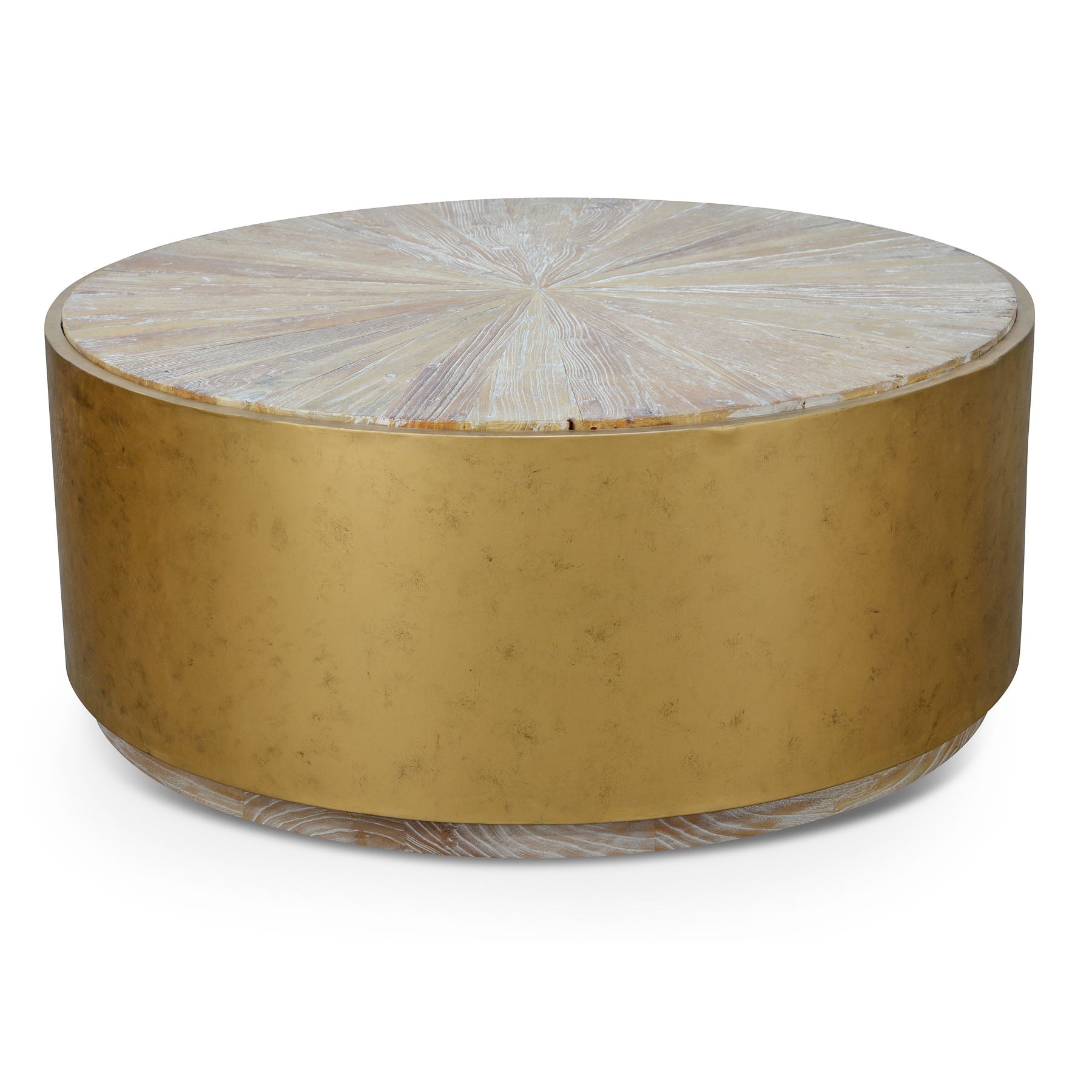 CCF1085-NI 1m Round Elm Coffee Table