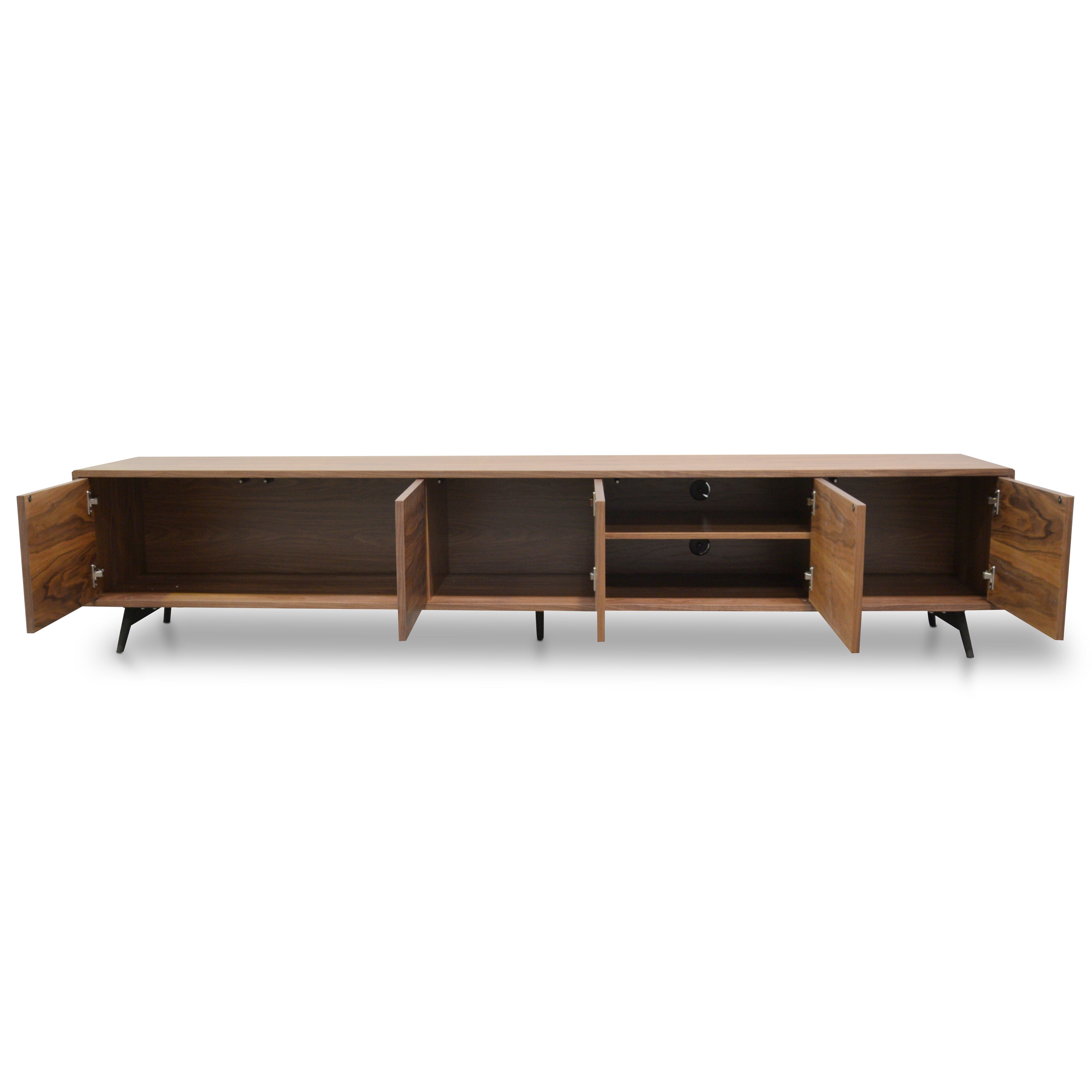 Nelson 2.4m TV Entertainment Unit - Walnut