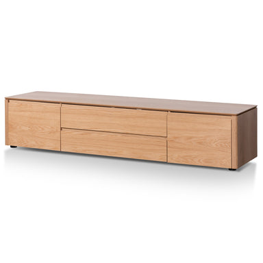 CTV6201-CN TV Entertainment Unit with Middle Drawer - Natural Oak