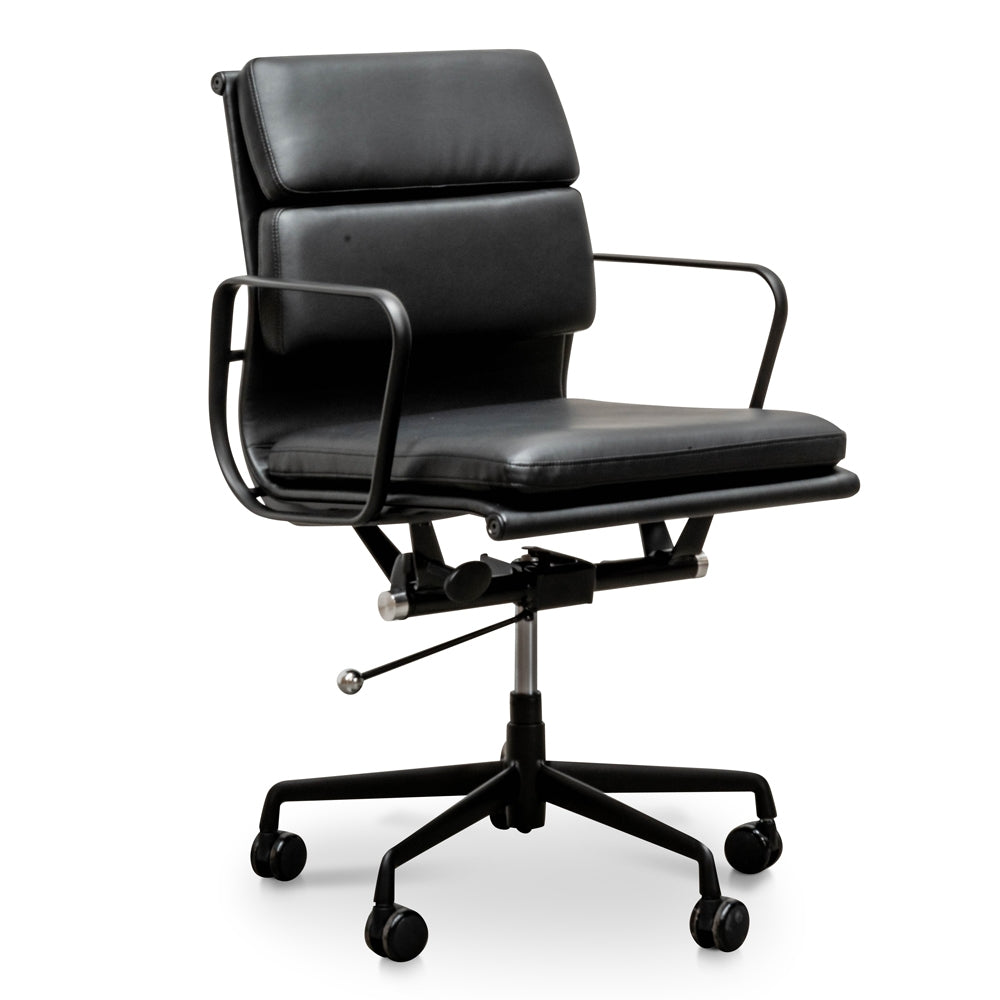 Low Back Office Chair - Full Black