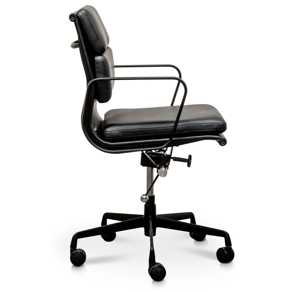 Low Back Office Chair - Full Black