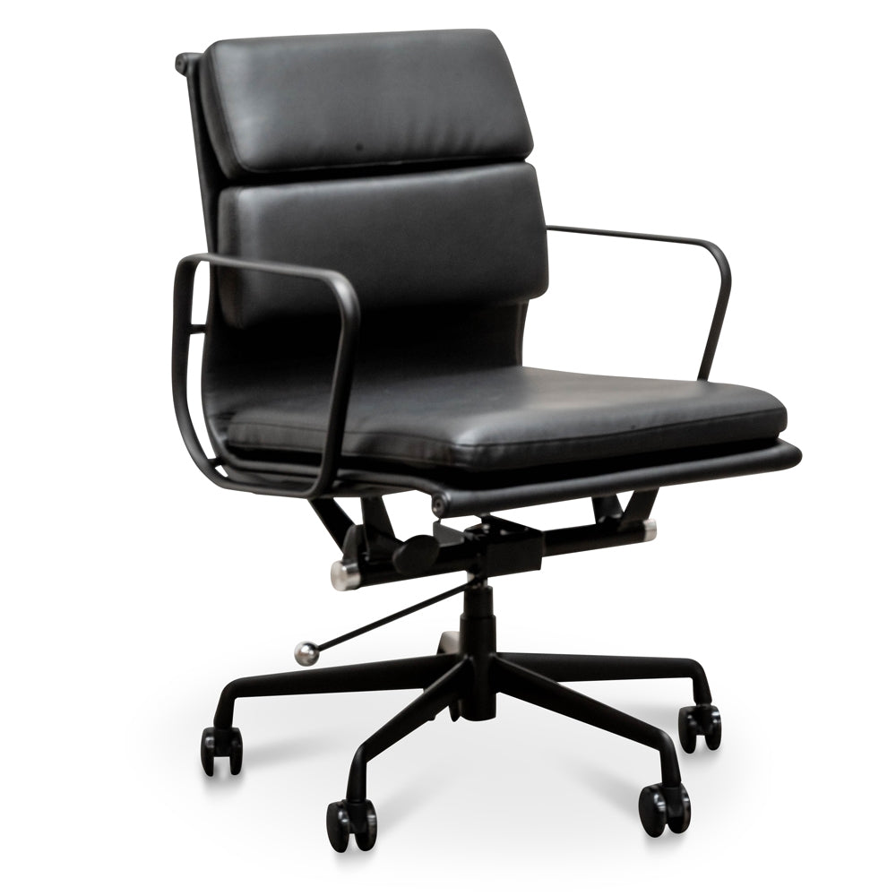 Low Back Office Chair - Full Black