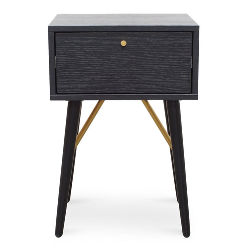 Black Bed Side Table