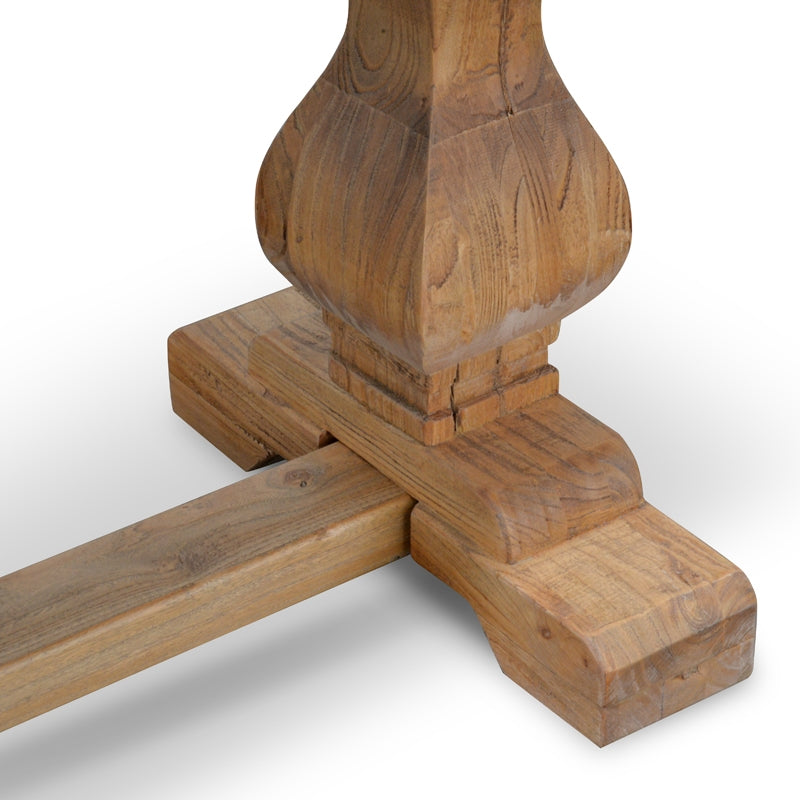 2m Reclaimed ELM Wood Bench - Natural