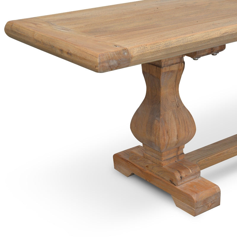 2m Reclaimed ELM Wood Bench - Natural