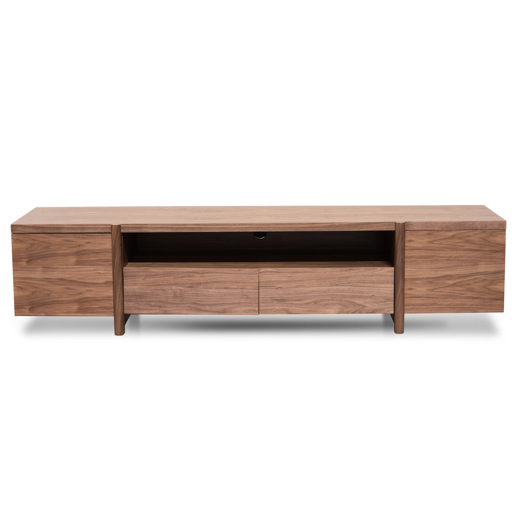 Samuel Lowline 2.1m Entertainment TV Unit - Walnut
