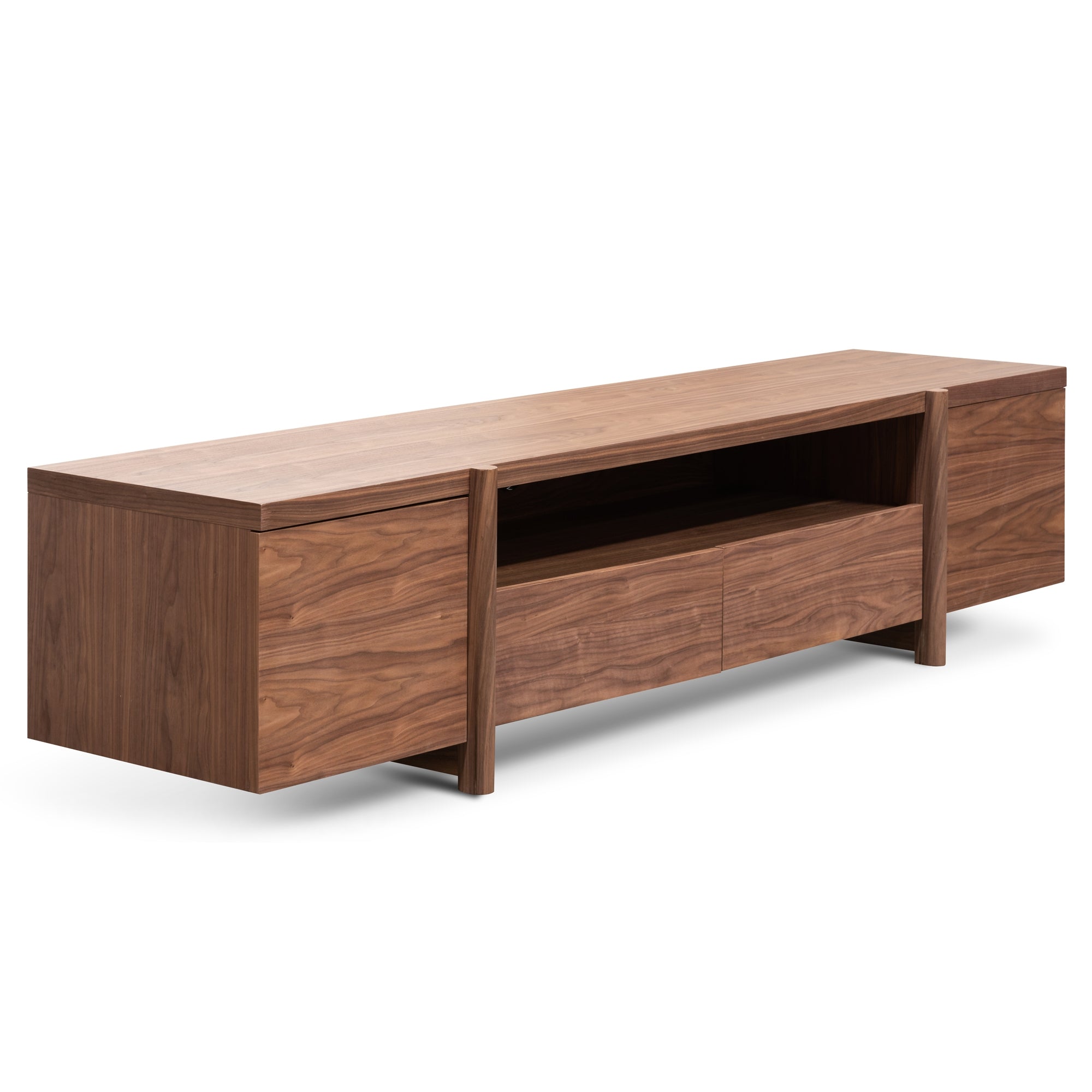 Samuel Lowline 2.1m Entertainment TV Unit - Walnut
