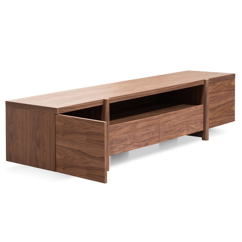 Samuel Lowline 2.1m Entertainment TV Unit - Walnut