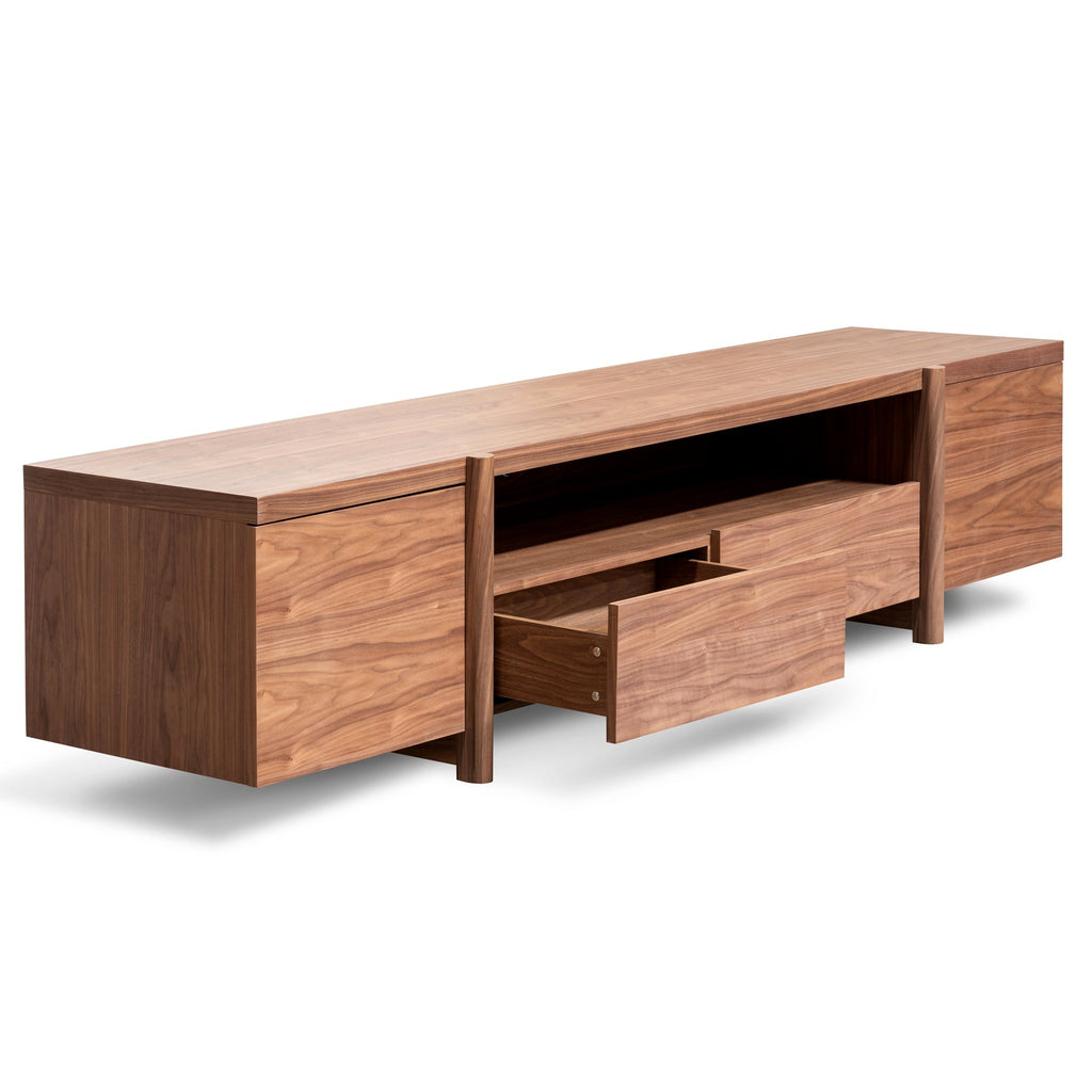 Samuel Lowline 2.1m Entertainment TV Unit - Walnut