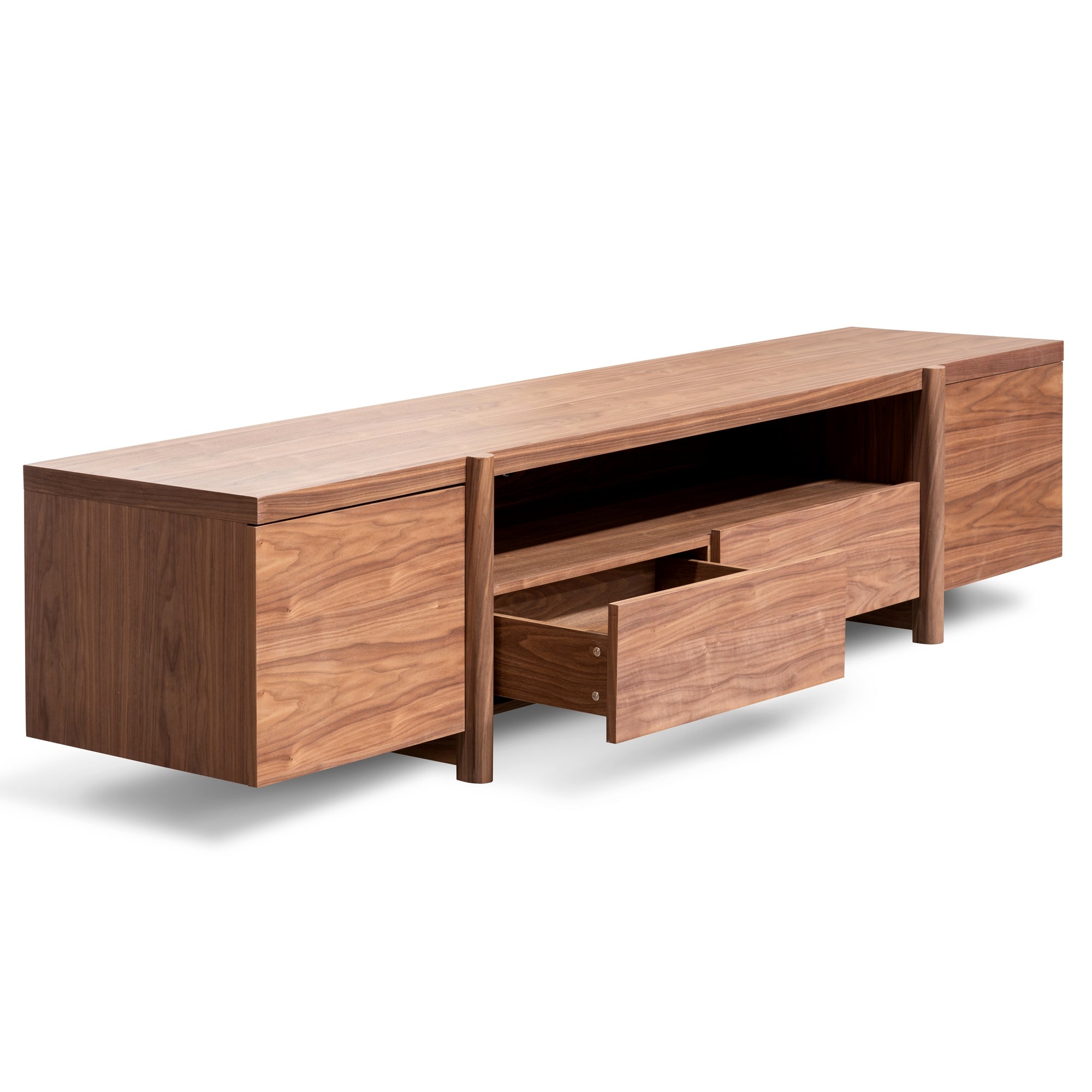 Samuel Lowline 2.1m Entertainment TV Unit - Walnut