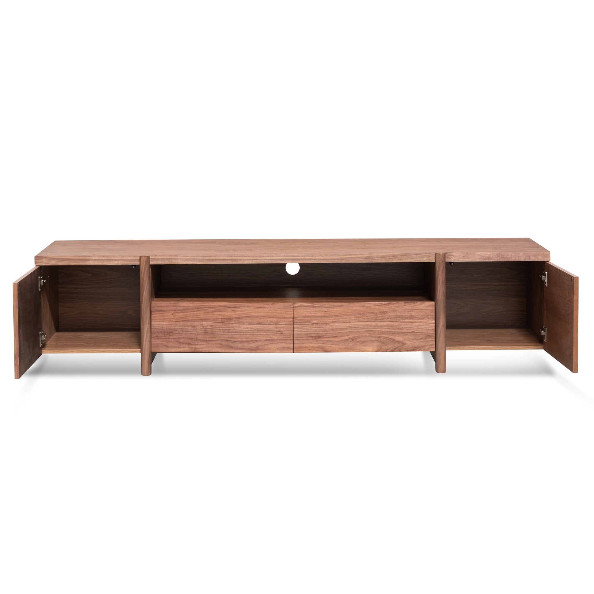 Samuel Lowline 2.1m Entertainment TV Unit - Walnut