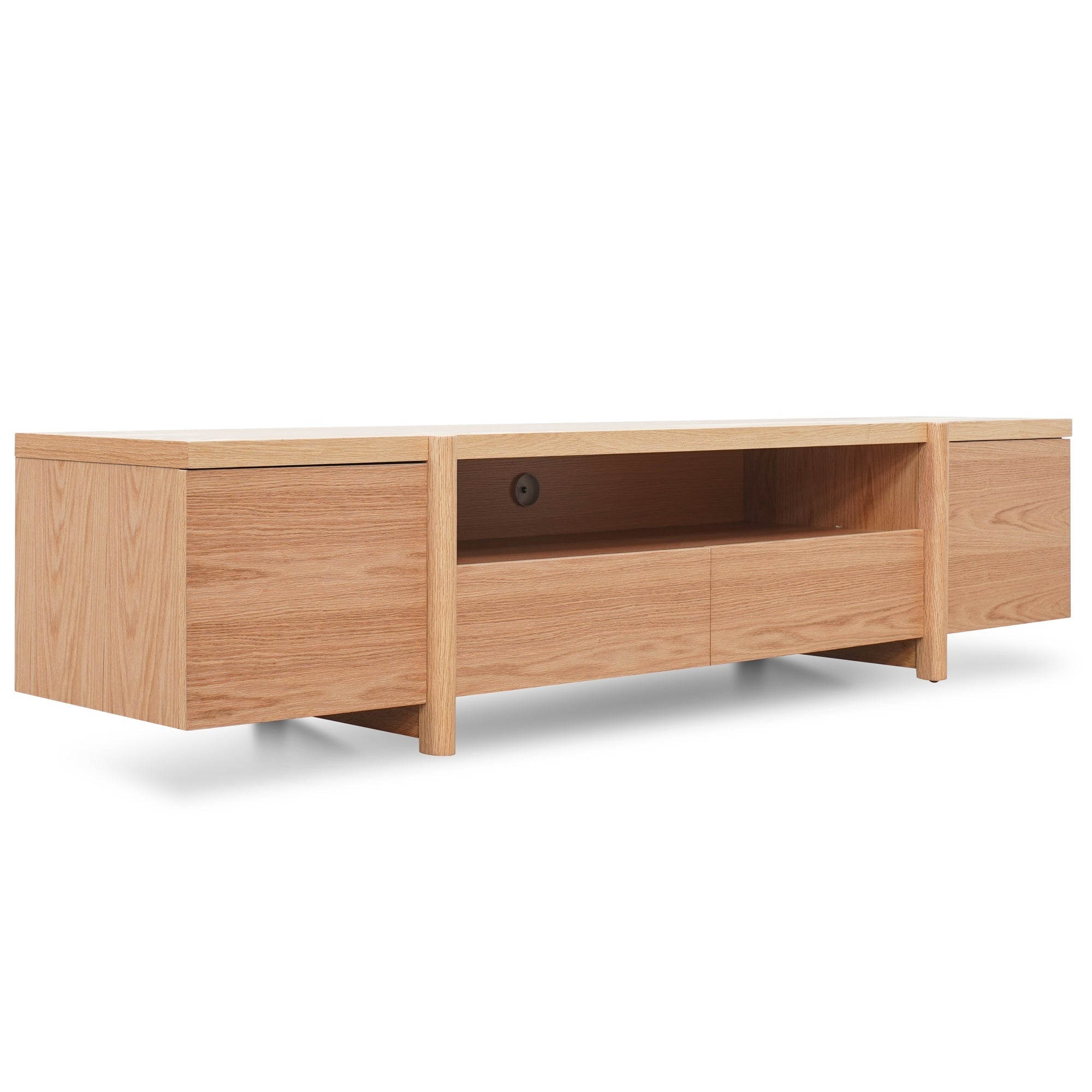 Samuel 2.1m lowline Entertainment TV Unit - Full Natural