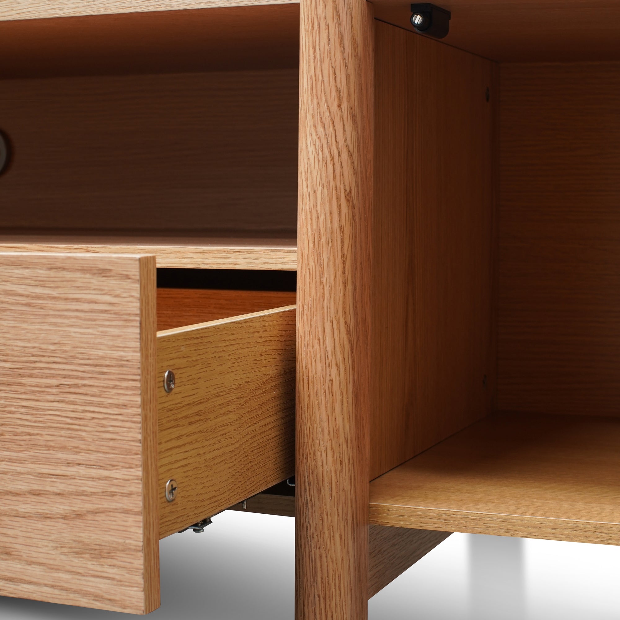 Samuel 2.1m lowline Entertainment TV Unit - Full Natural