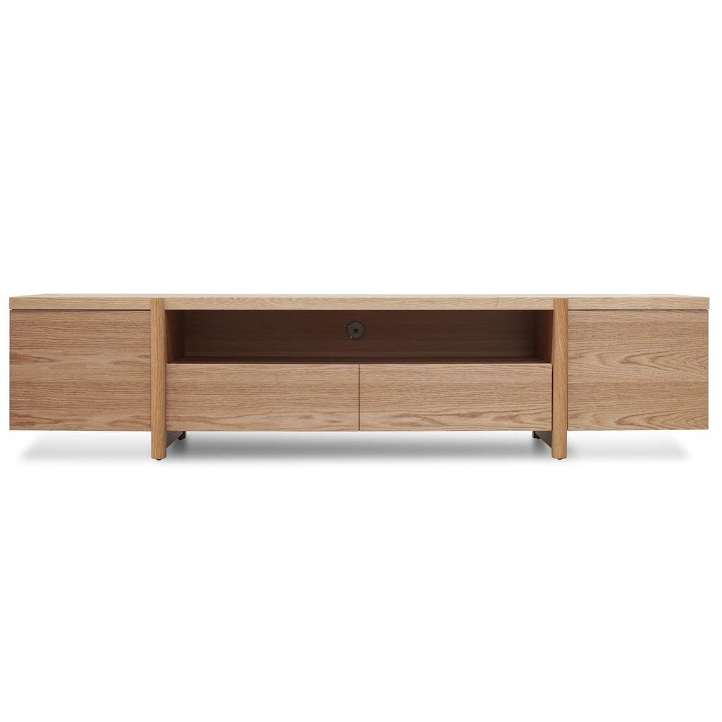Samuel 2.1m lowline Entertainment TV Unit - Full Natural
