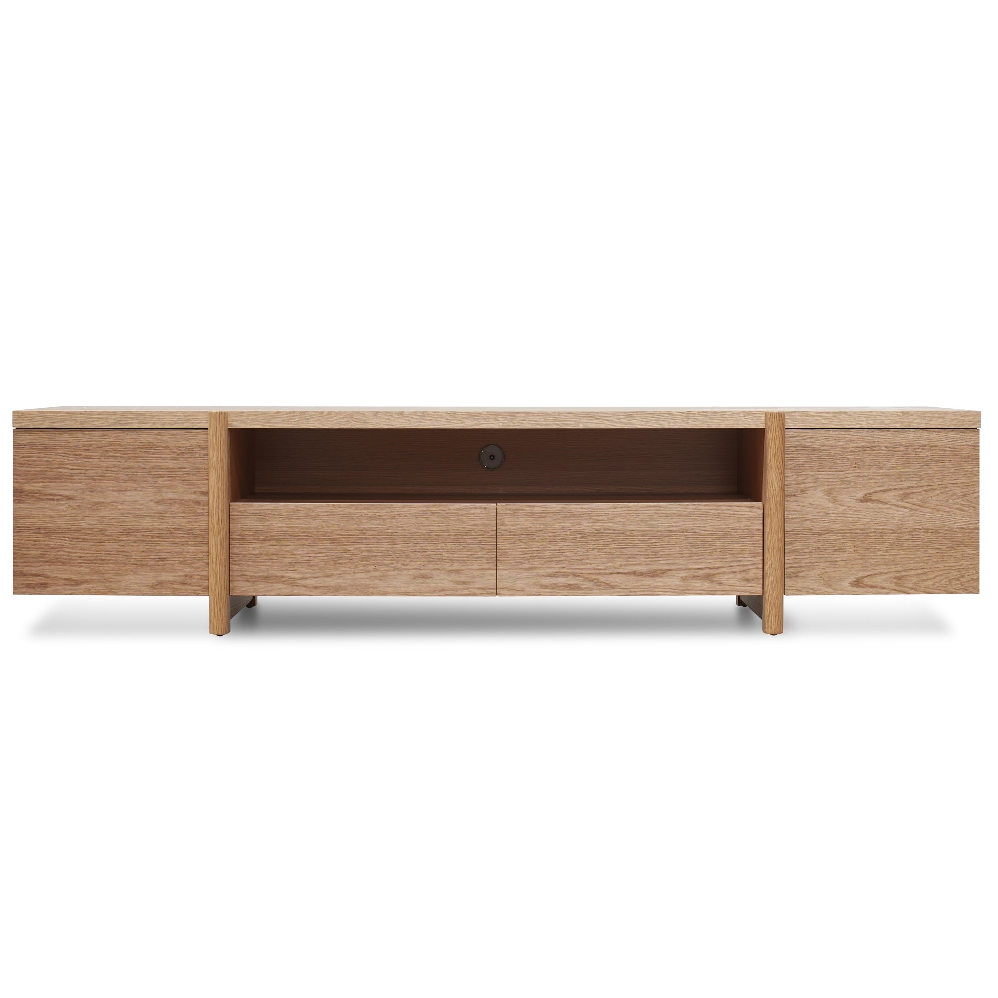 Samuel 2.1m lowline Entertainment TV Unit - Full Natural