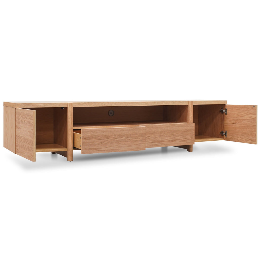 Samuel 2.1m lowline Entertainment TV Unit - Full Natural