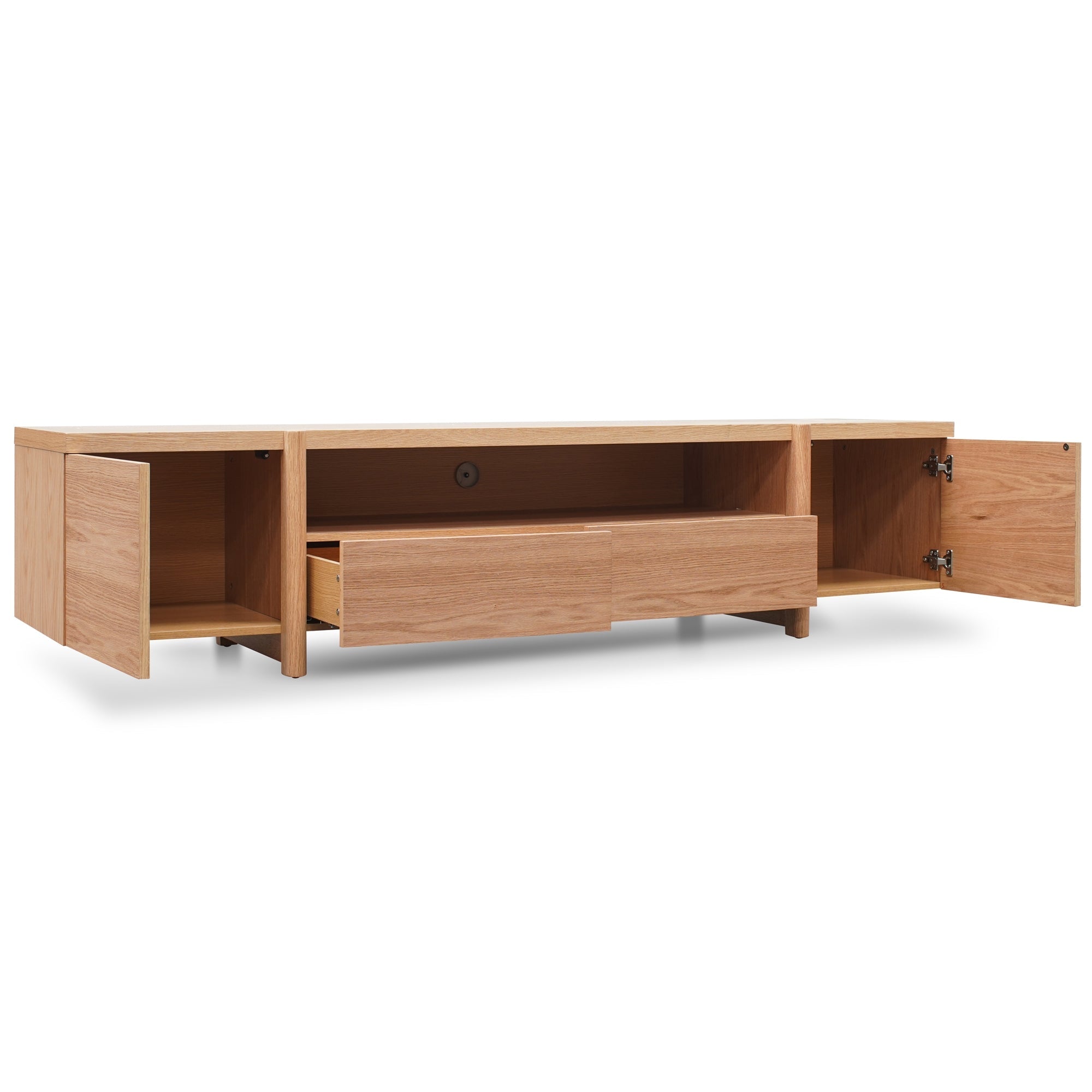 Samuel 2.1m lowline Entertainment TV Unit - Full Natural