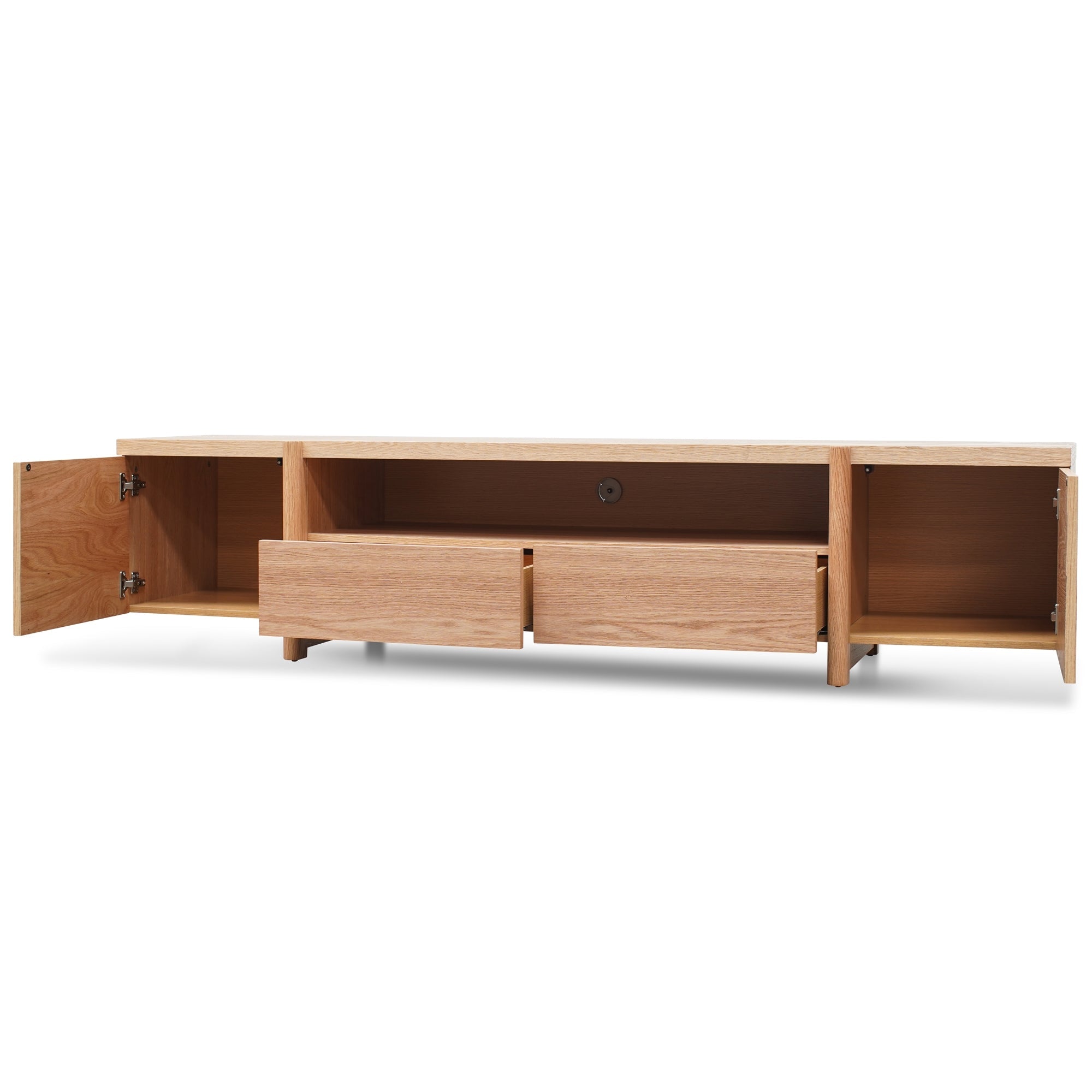Samuel 2.1m lowline Entertainment TV Unit - Full Natural