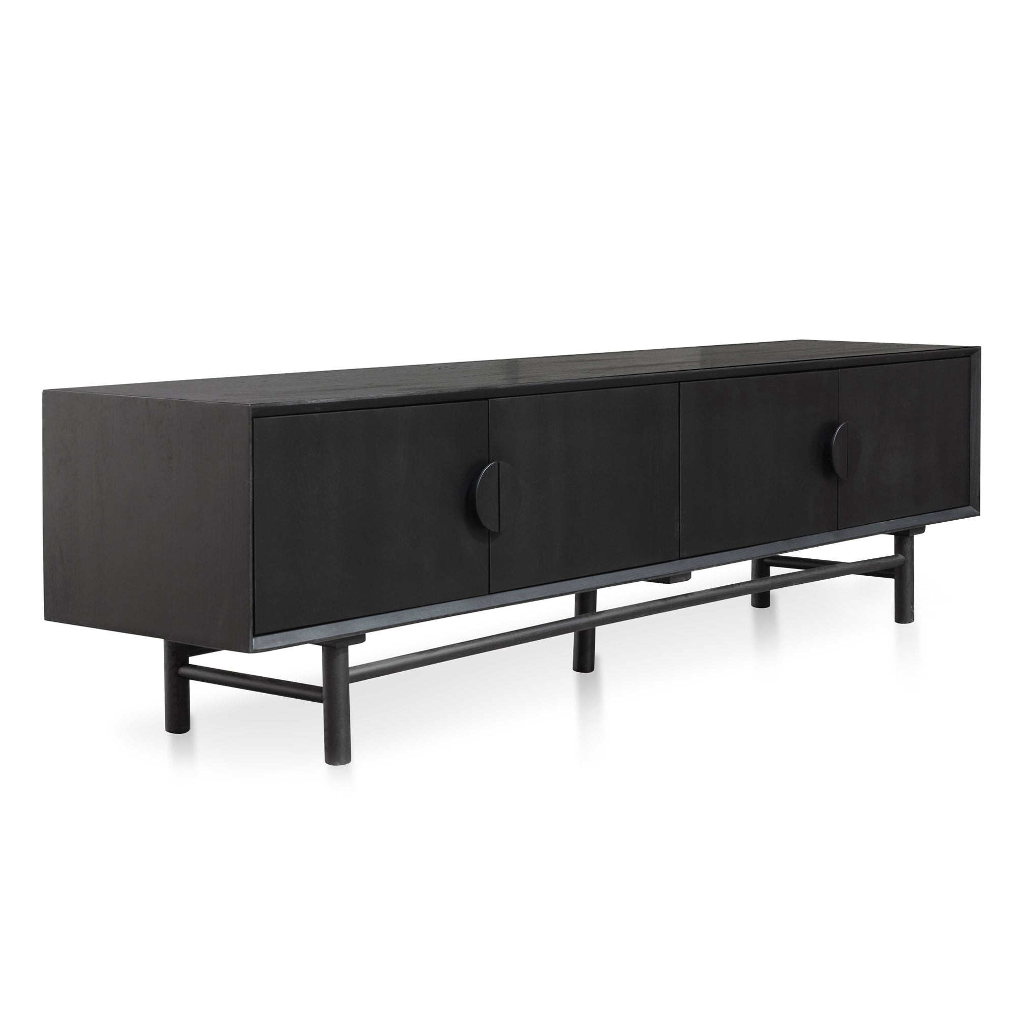 Space 2.1m Entertainment TV Unit - Black