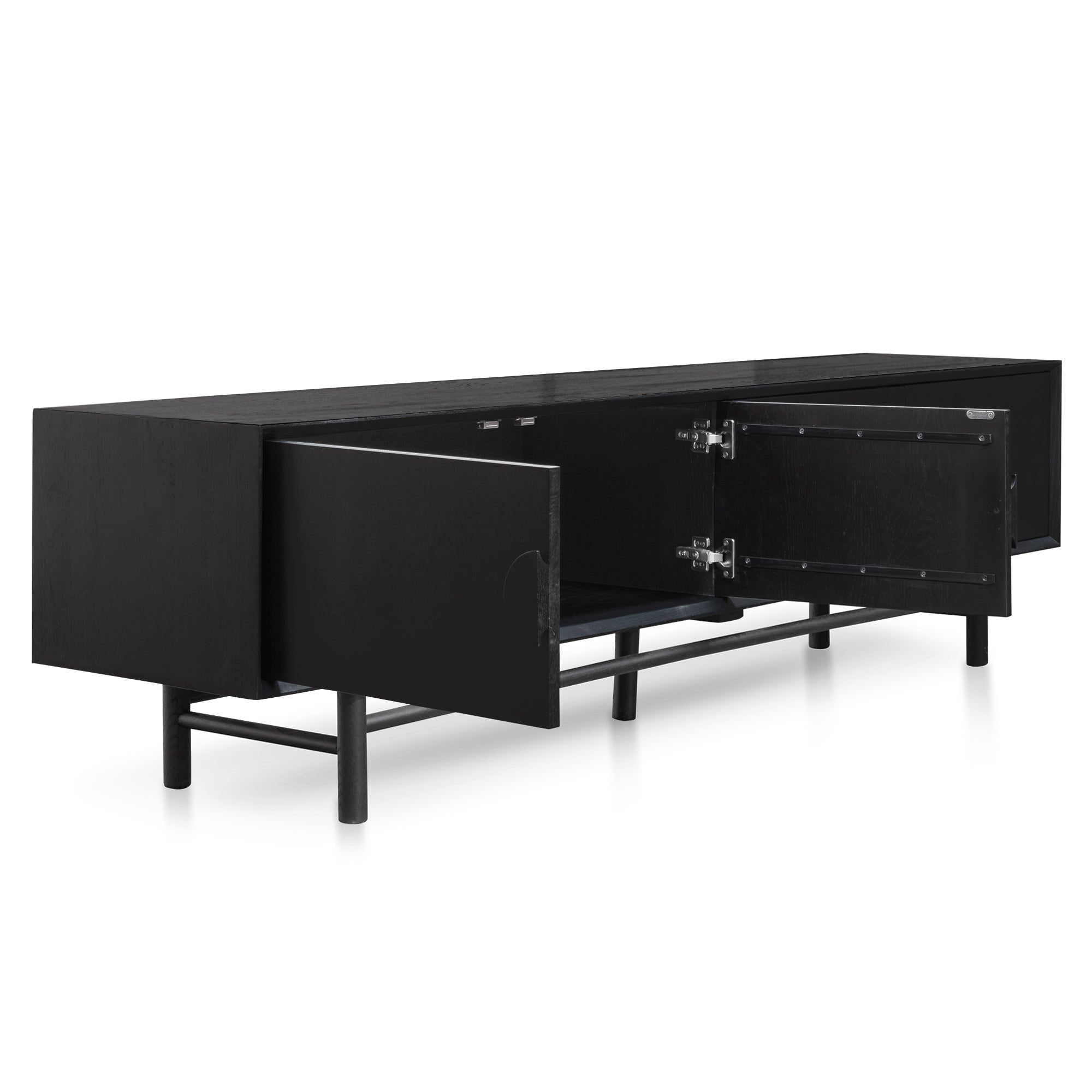 Space 2.1m Entertainment TV Unit - Black