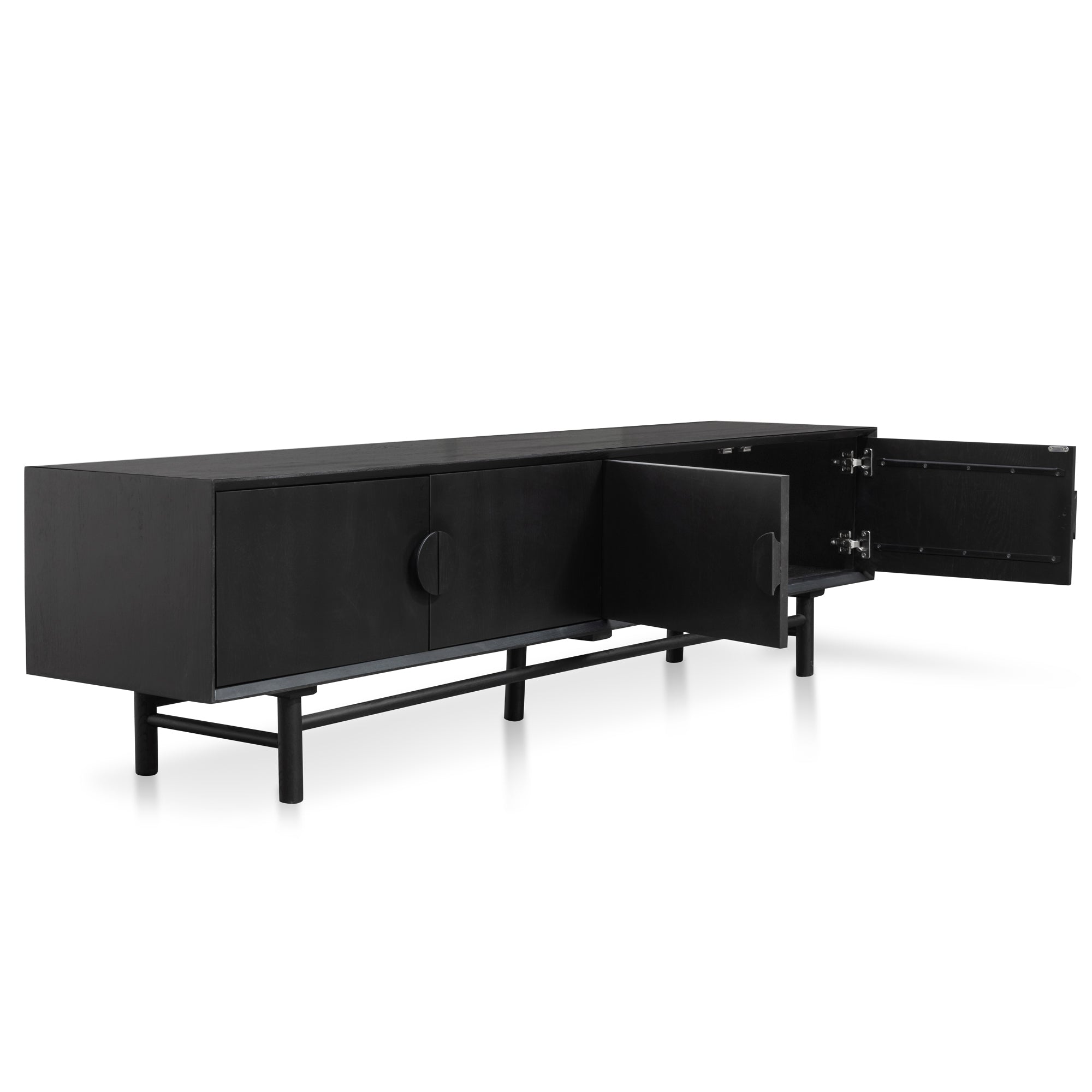 Space 2.1m Entertainment TV Unit - Black