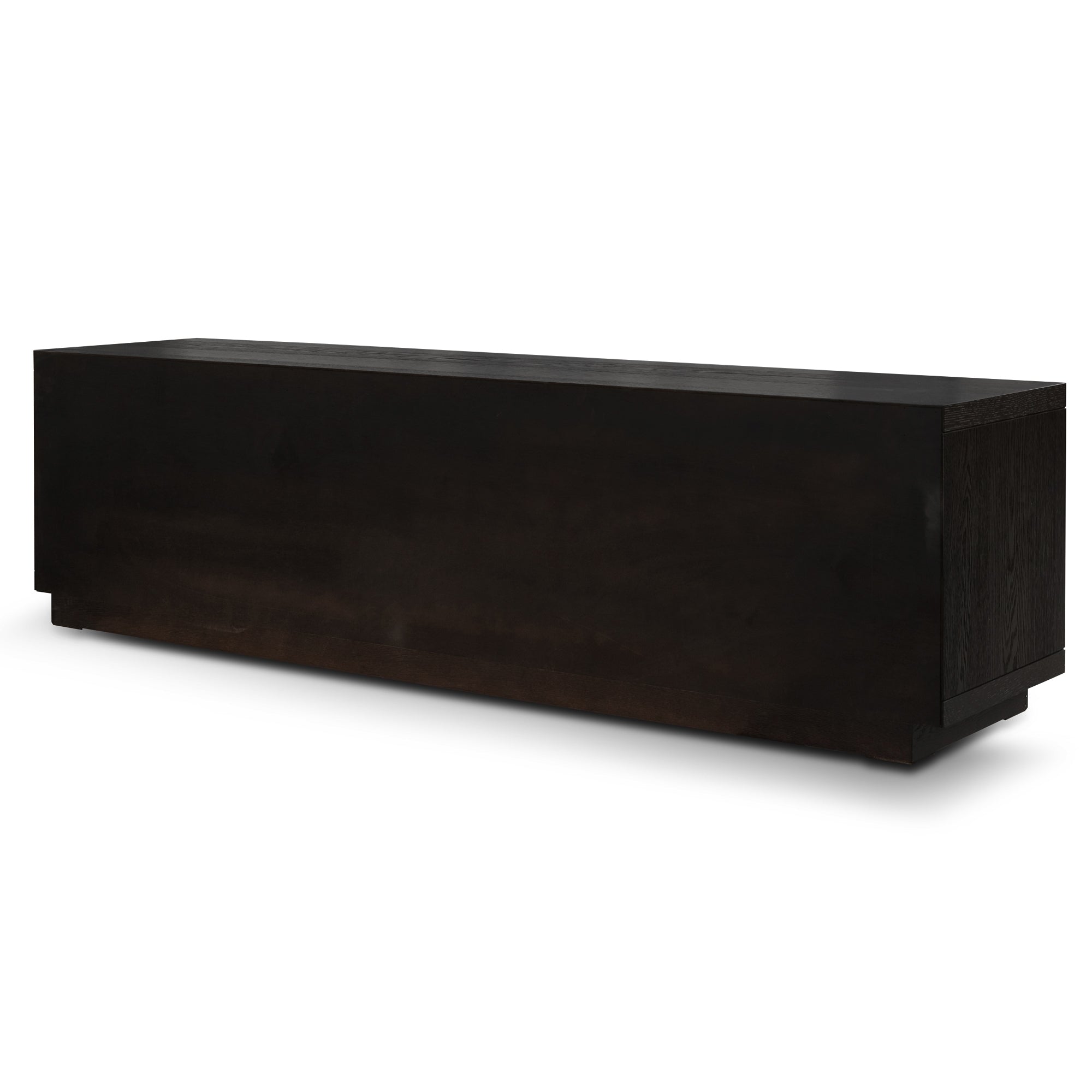 2m Entertainment TV Unit - Textured Espresso Black