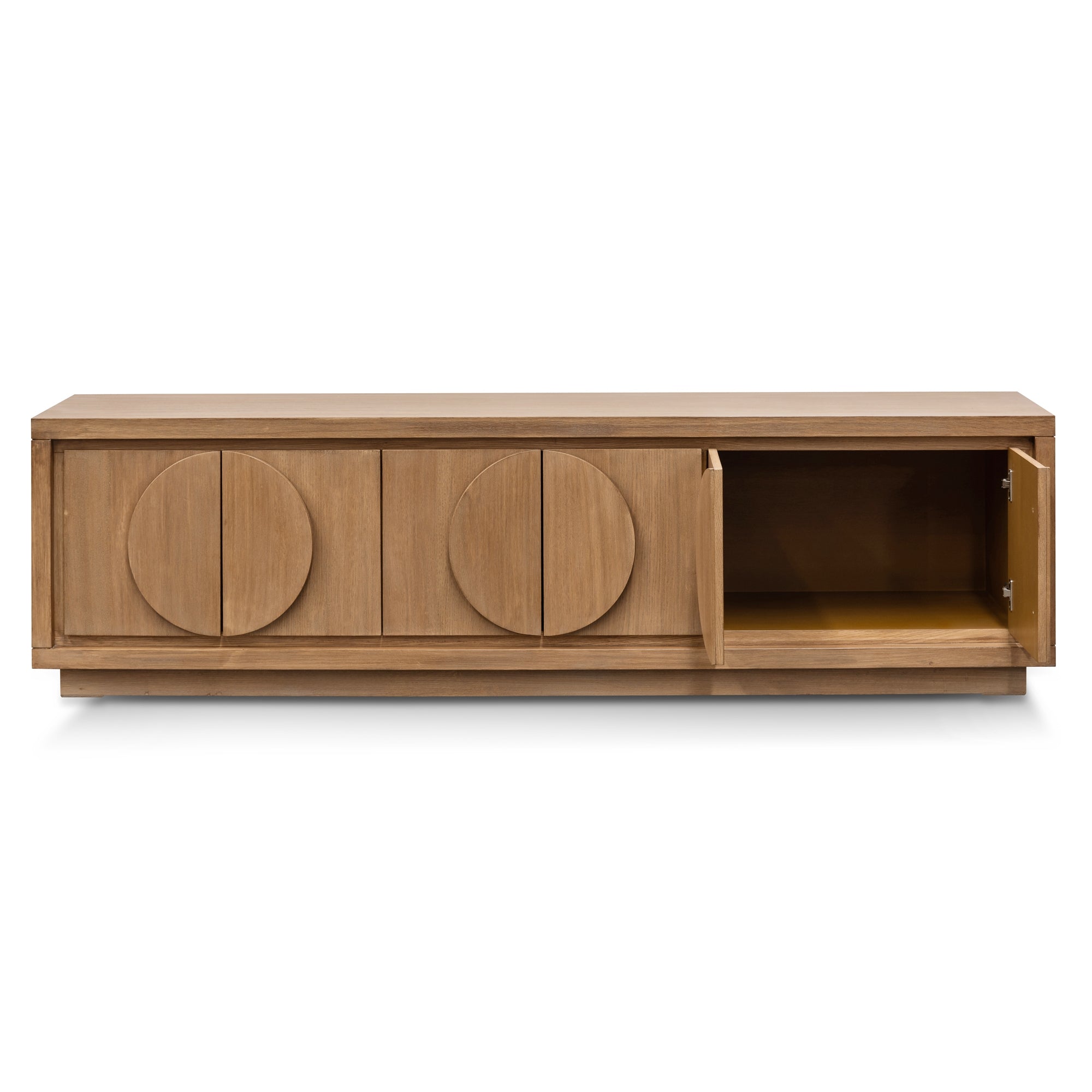 2m Entertainment TV Unit - Dusty oak