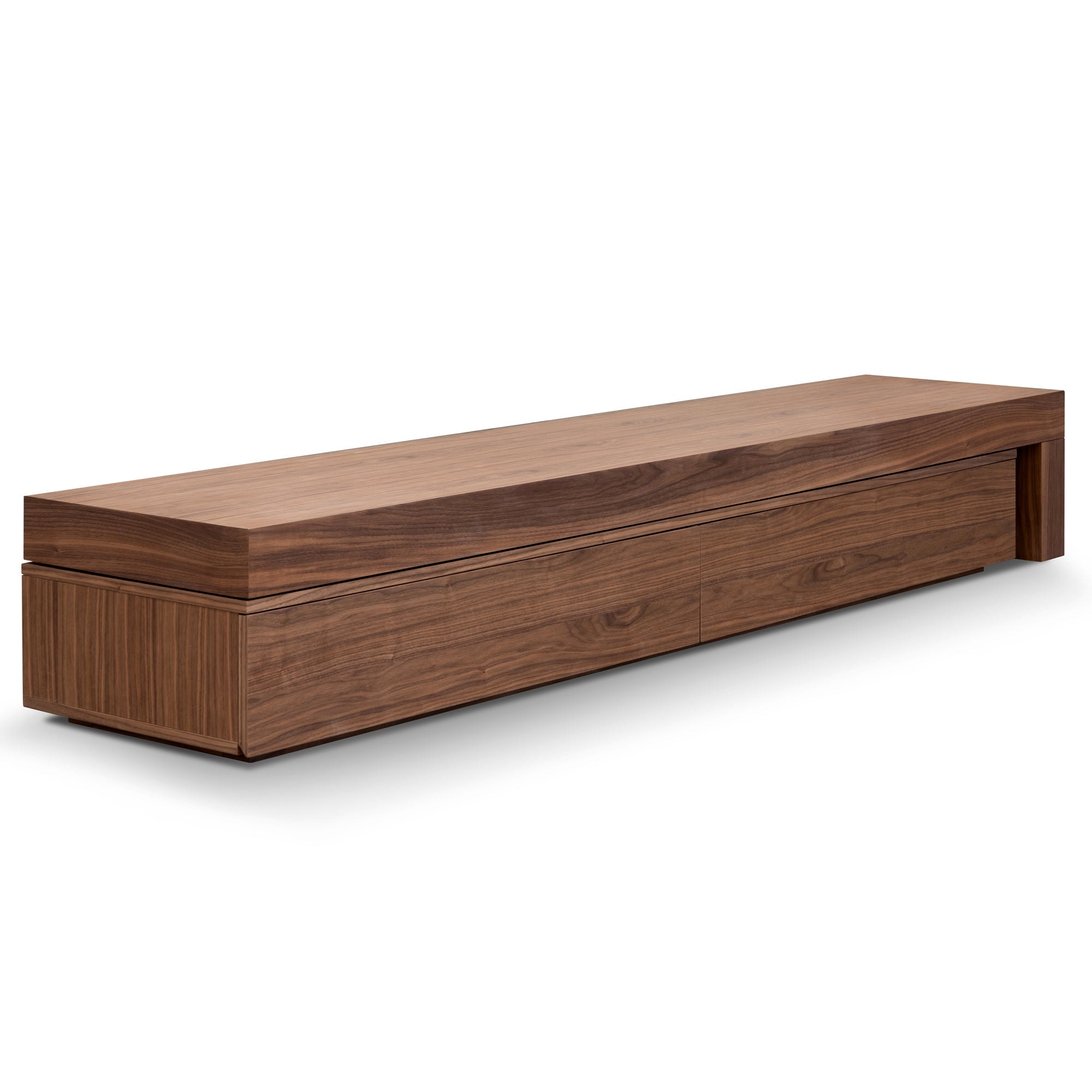 Kiera Extendable Entertainment TV Unit - Walnut
