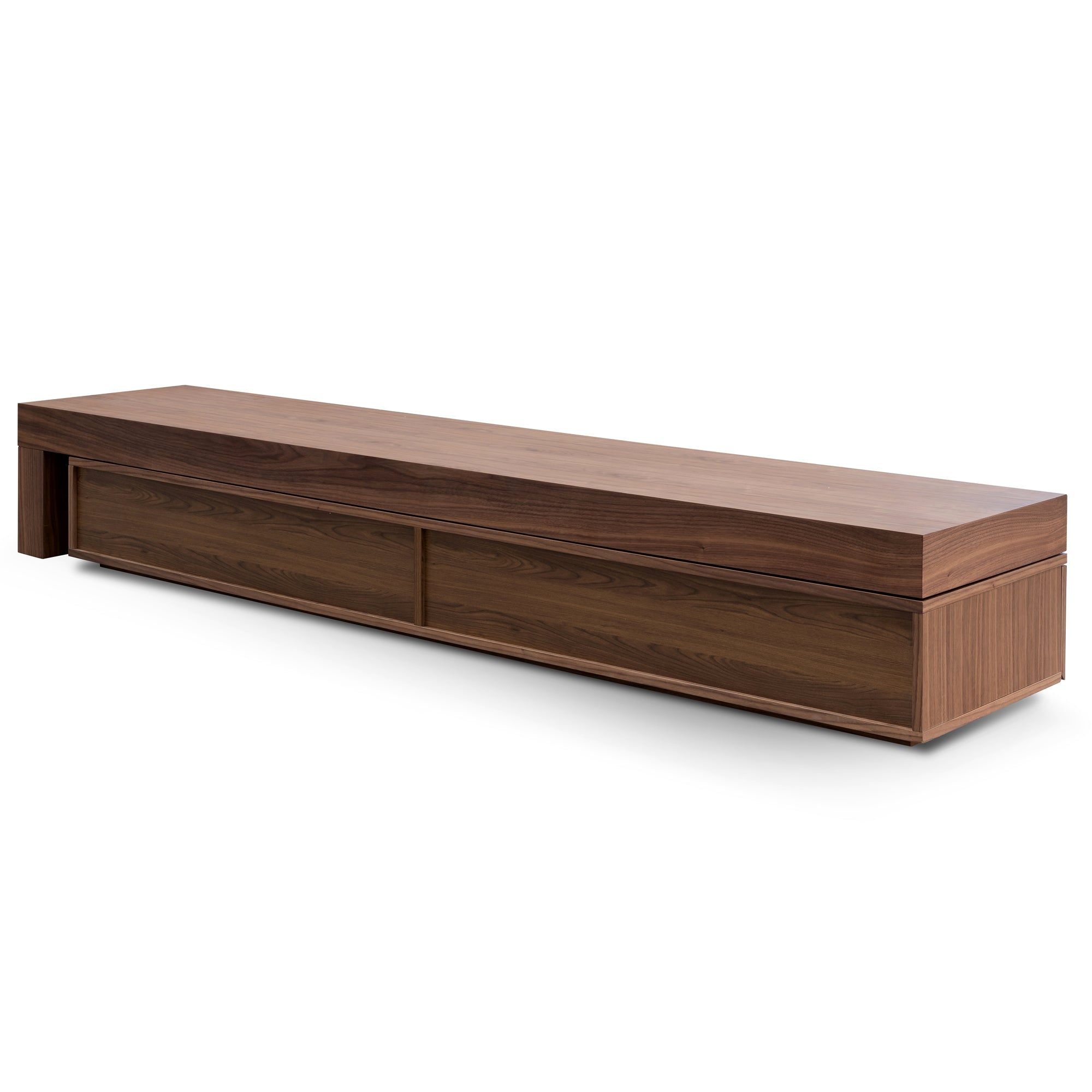 Kiera Extendable Entertainment TV Unit - Walnut