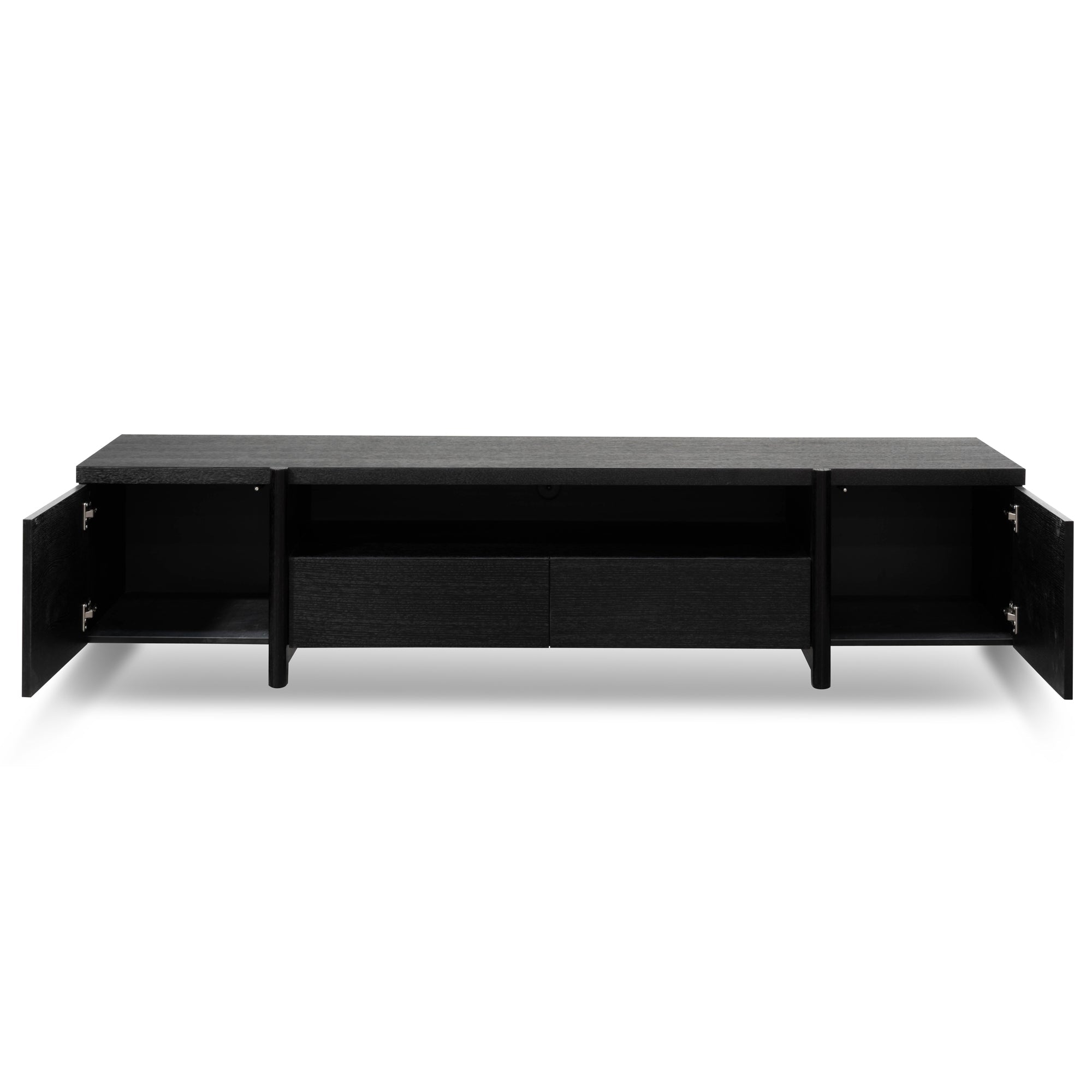 Samuel Lowline 2.1m Entertainment TV Unit - Black Oak
